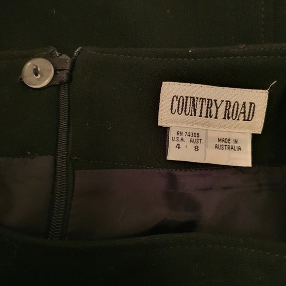 Country Road Black Skirt Size 8 - Picture 9 of 12